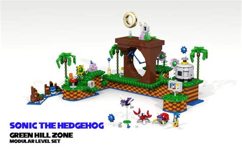 Sonic The Hedgehog: Green Hill Zone Modular Level Set | Sonic the ...