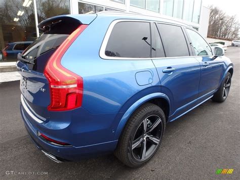 Bursting Blue Metallic 2018 Volvo XC90 T6 AWD R-Design Exterior Photo #123902606 | GTCarLot.com