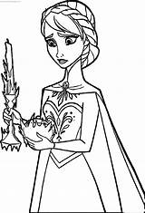 Frozen Coloring Pages sketch template