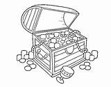 Treasure Box Coloring Page At GetColoringscom  Free Printable sketch template