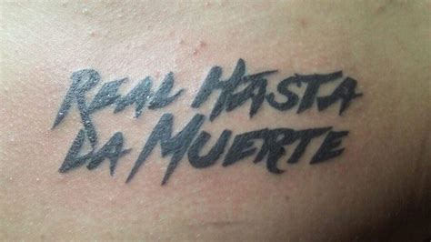 Real Hasta La Muerte Tattoo Meaning