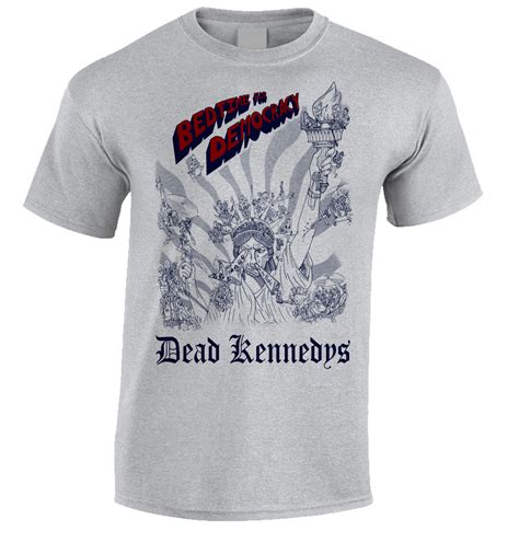 Dead Kennedys Bedtime for Democracy Heather Grey T-Shirt