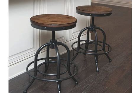 Rustic Farmhouse Swivel Bar Stools