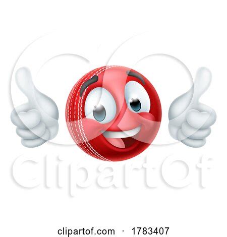 Cricket Ball Emoticon Face Emoji Cartoon Icon Posters, Art Prints by ...