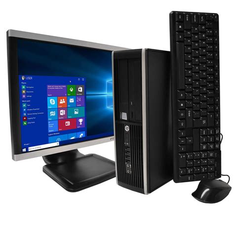 Buy HP Elite Desktop PC Computer Intel Core i5 3.1-GHz, 8 gb Ram, 1 TB Hard Drive, DVDRW, 19 ...