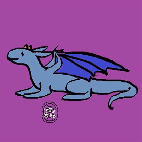 Little Blue Dragon by TRTLGRL1 on DeviantArt