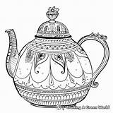 Teapot Coloring Pages  Free & Printable sketch template