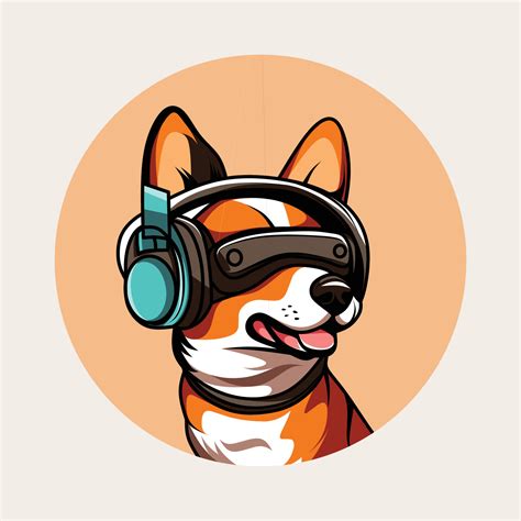 Dog Gaming Cartoon Vector Icon Illustration 20441738 Vector Art at Vecteezy