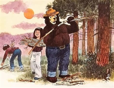 1976 Smokey Bear Matted Vintage 11x14 Print - Etsy