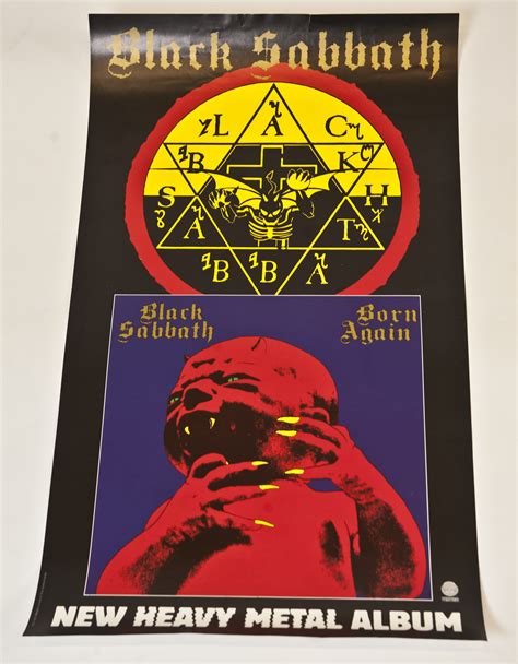 Home of Metal | Black Sabbath Born Again printers proof poster (1983)