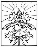 Easter Lilies Coloring Page  Crayolacom sketch template