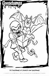 Goosebumps Coloring Pages Printable sketch template
