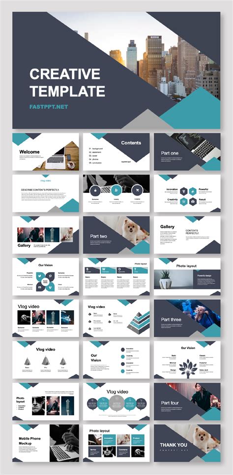 Business Creative Presentation Template – Original and high quality PowerPoint Templates ...