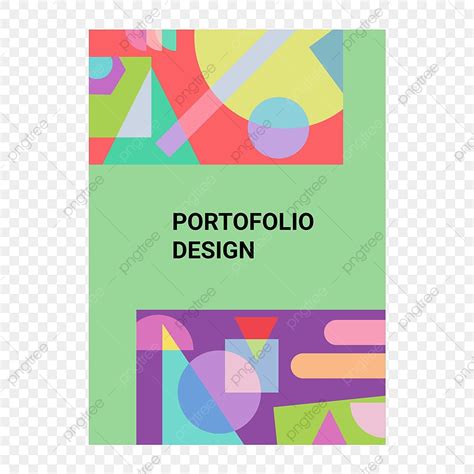 Fun Portfolio Cover Design Template Download on Pngtree
