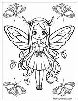 34 Fairy Coloring Pages Free PDF Printables sketch template