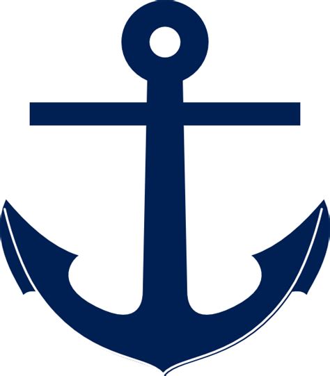 Navy Blue Anchor Clip Art at Clker.com - vector clip art online, royalty free & public domain