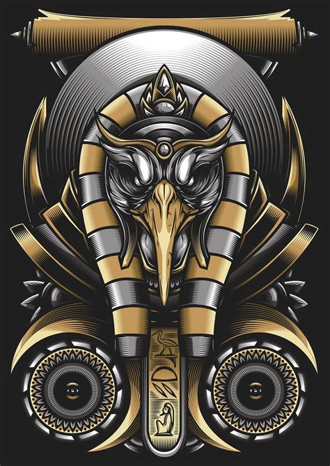 Thoth Egyptian God Tattoo / Thoth Tattoos: History, Symbolism, Common Themes & More | Good Will ...