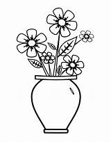 Vase Coloring Page sketch template
