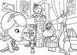 Doc McStuffins Theater Coloring Page For Kids Printable Free  sketch template