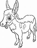 Dibujos De Burro para colorear E Imprimir– ColoringOnlyCom sketch template