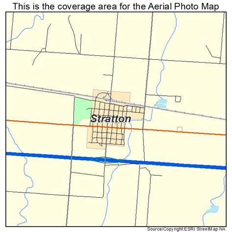 Aerial Photography Map of Stratton, CO Colorado