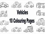 Coloring Pages Vehicles sketch template