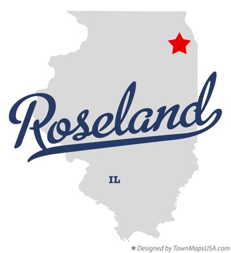 Map of Roseland, IL, Illinois