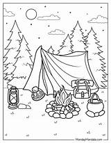 camp coloring Sheets For Kids sketch template
