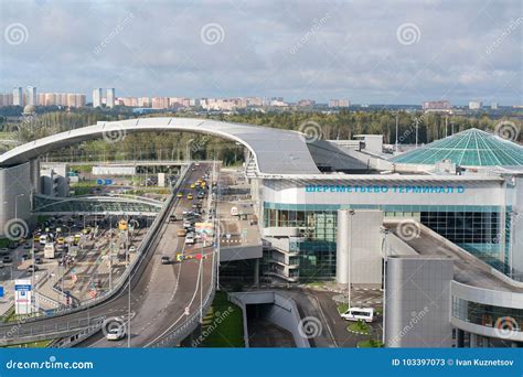 Moscow, Sheremetyevo Airport, Russia - September 24, 2016: Terminal D ...