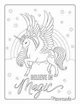 93 Magical Unicorn Coloring Pages For Kids & Adults sketch template