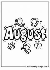 August Coloring Pages For Pre K sketch template