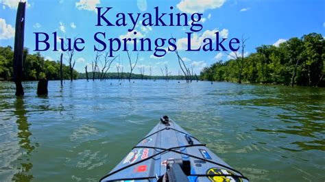 Kayaking Blue Springs lake - YouTube