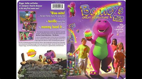 Barney Great Adventure The Movie Vhs Version