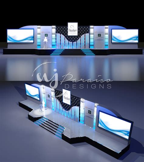 Proposed stage design for Banker Middle East Awards 2015 Tv Set Design ...