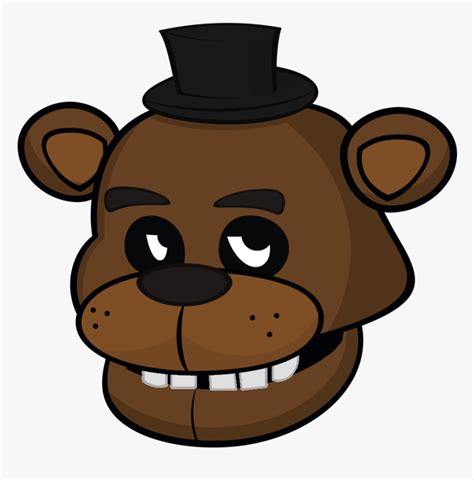 Freddy Fazbear Face Png , Png Download - Freddy Fazbear Head Drawing, Transparent Png - kindpng