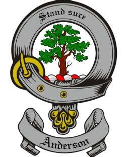 Anderson Family Crest from Scotland2 by The Tree Maker