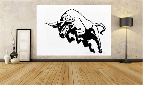 Abstract Painting BULL Black and White Animal portrait XL | Etsy