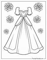 20 Dress Coloring Pages Free PDF Printables sketch template