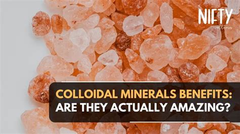 Colloidal Minerals Benefits You Can't Ignore - Nifty Wellness