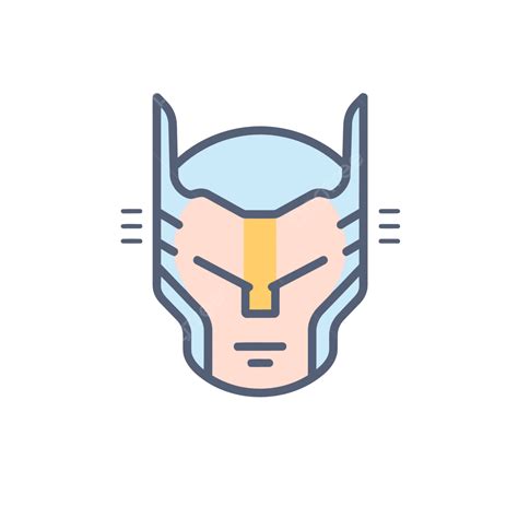 Superhero Character Icon Vector Thinline Sign, Wolverine, Lineal Icon, Flat Icon PNG and Vector ...