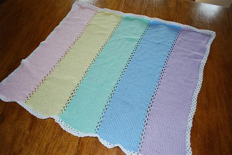 Ravelry: Baby Blanket with Bond Knitting Machine pattern by Jaci Zahringer