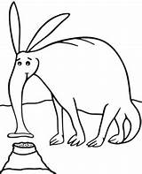 Cartoon Style anteater Coloring Page  Topcoloringpagesnet sketch template