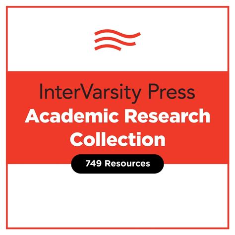 InterVarsity Press Academic Research Collection (749 Resources) | Logos Bible Software