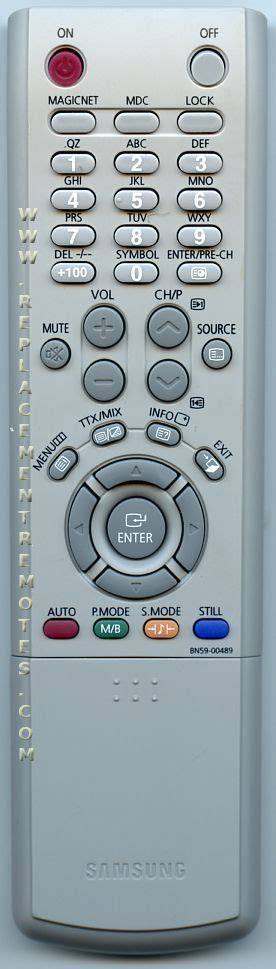 Buy SAMSUNG BN59-00489A BN5900489A TV Remote Control