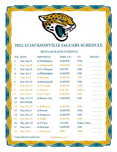 2023 Jaguars Schedule 2023 Winter Olympics Schedule And Results | Images and Photos finder