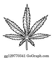 130 Marijuana Leaf Drawing Simple Hemp Symbol Vector Clip Art | Royalty Free - GoGraph