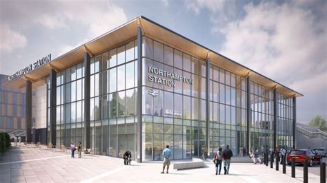 Northampton railway station revamp begins - BBC News