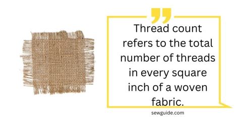 What Thread Count Is A Good Enough For Different Fabrics - SewGuide