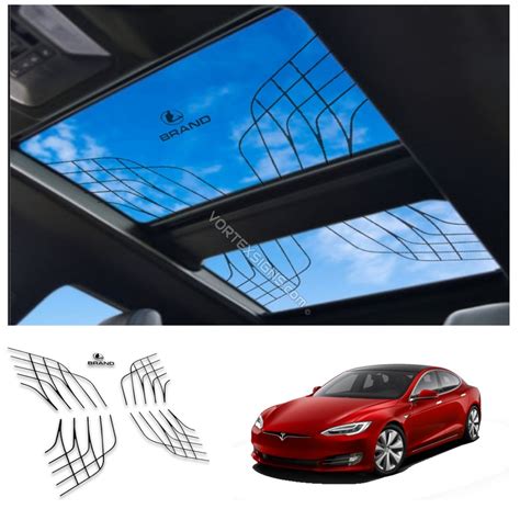Tesla Model S sunroof decal: Maybach style graphics