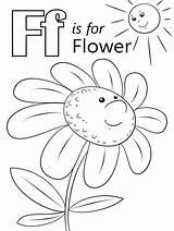 Letter F Coloring Pages sketch template